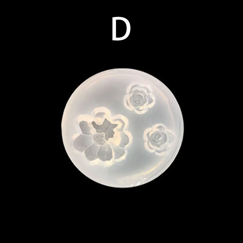 Прозрачная силиконовая форма Сушеные цветок смолы декоративные ремесло DIY ручной работы мыла прессформы кремния гелевые формы для изготовления ювелирных изделий - Цвет: 4