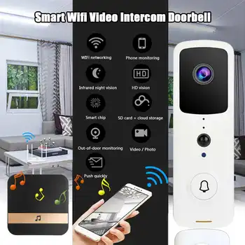 

WIFI Doorbell Video Door Intercom 1080P HD Wireless Smart Home IP Door Bell Camera Security Alarm IR Night Vision