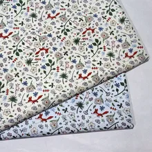 Лоскутное хлопковое стеганое детское платье, швейная ткань, по метрам, бытовая ткань с принтом, постельные принадлежности для стола