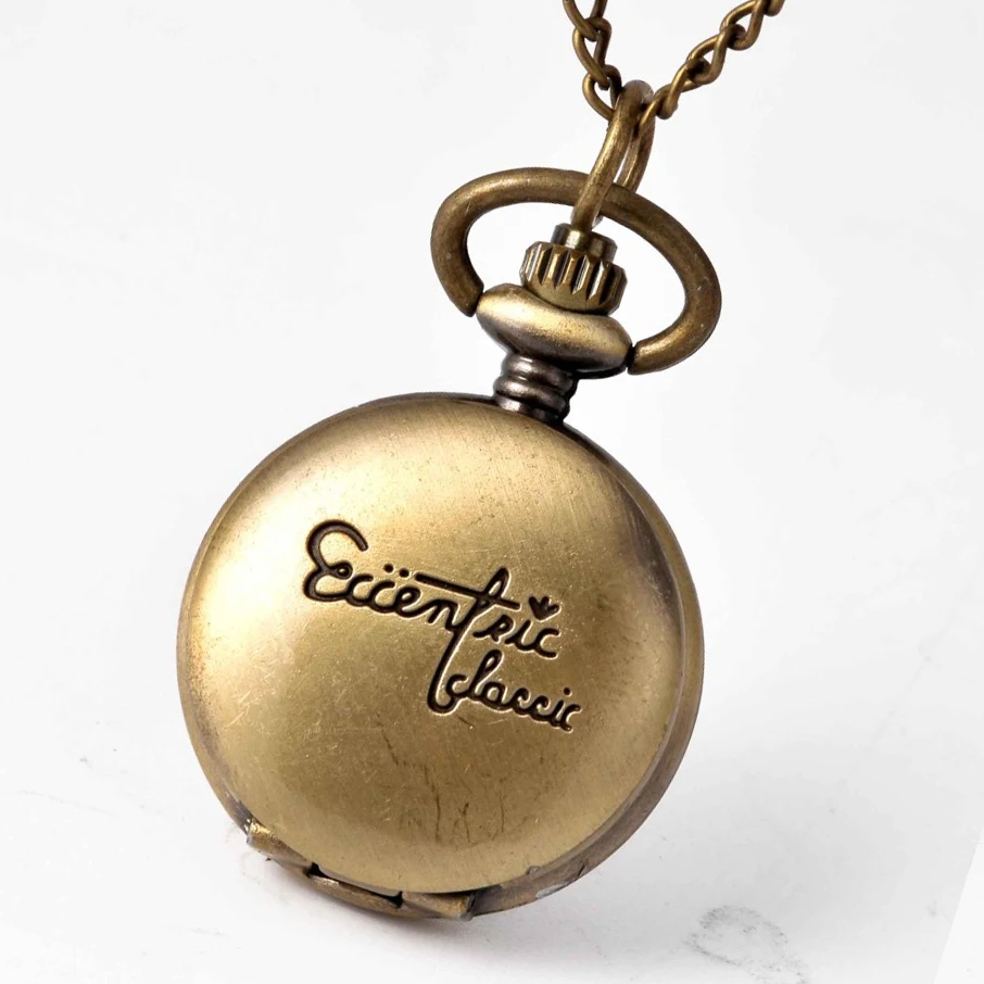 

Quartz pocket watch New Listing art Lettering FOB Chain Best Gift Men's Women's Fashion Steampunk Pocket Watch