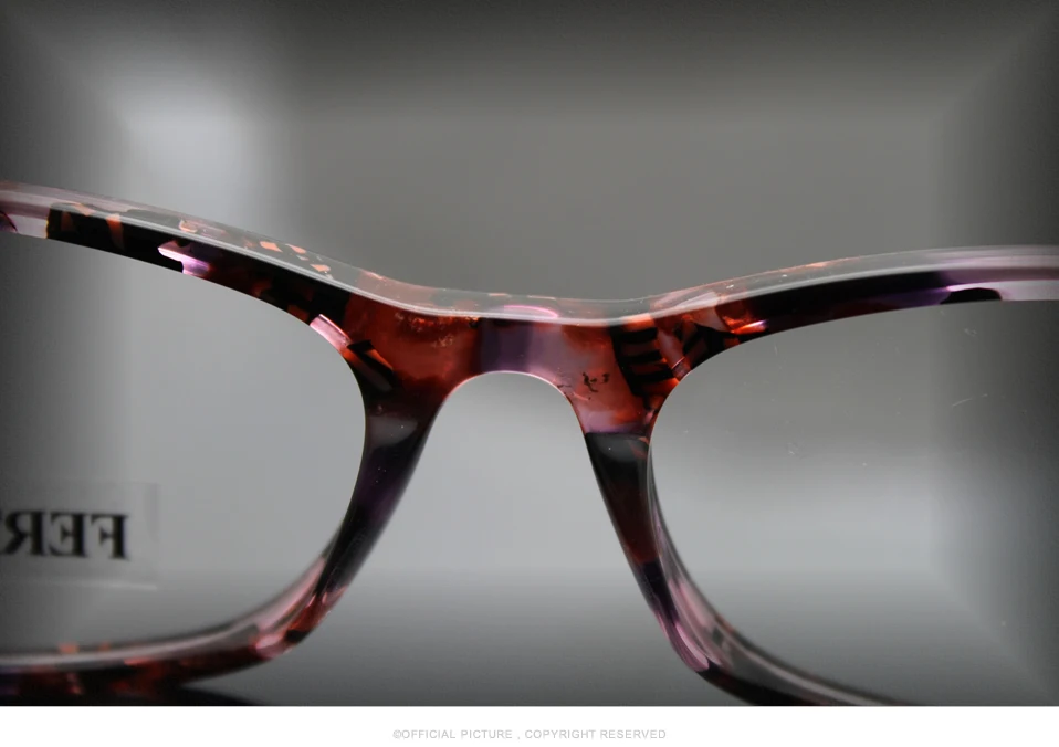 Модные новые классические дизайнерские Деми винно-синие Черные Мужские Женские ацетатные оптические оправы очки FVG7083