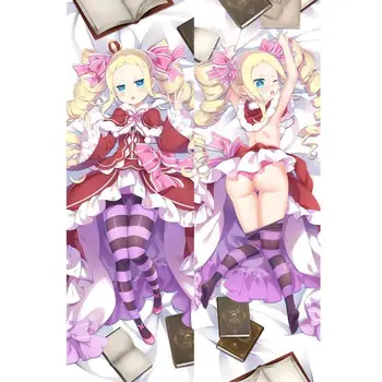 

Japanese Anime Re - Zero Kara Hajimeru Isekai Seikatsu Throw Otaku Dakimakura Gifts Bedding Hugging Body Pillow Case 150x50 CM