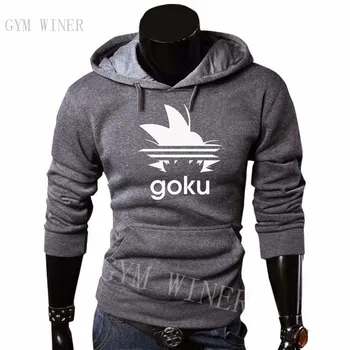 

Men's Sweatshirt Spring New Fashion Hoody 2019 Raglan Hoodies goku Casual Men's Sweatshirt Dragon Ball Z Anime Harajuku Hoodie