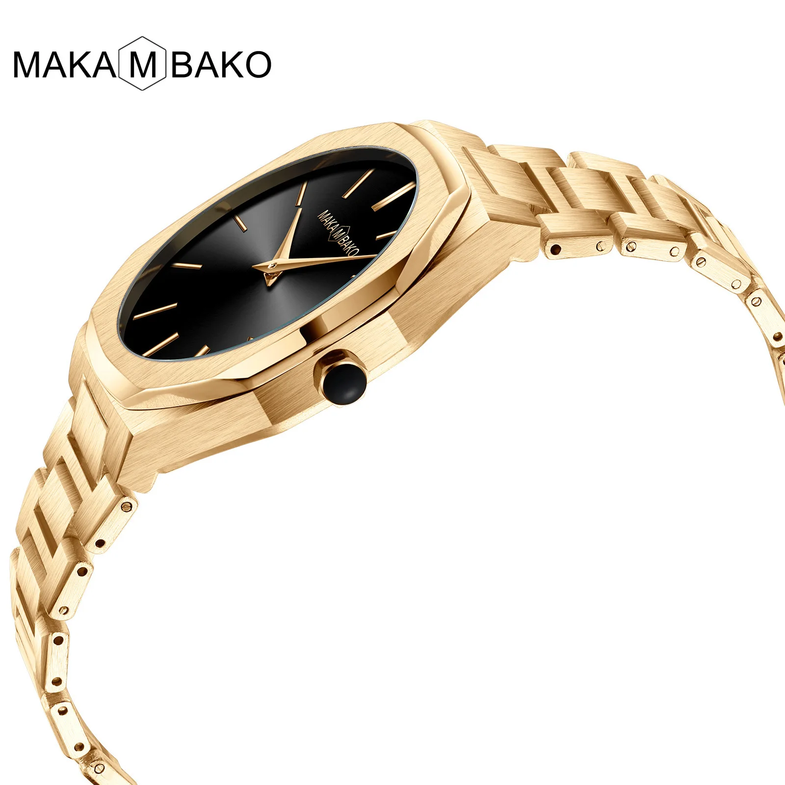

2019 New Style Polygon Watch 30m Waterproof Ultra-Thin Japan Movement Square Women's Steel Watch