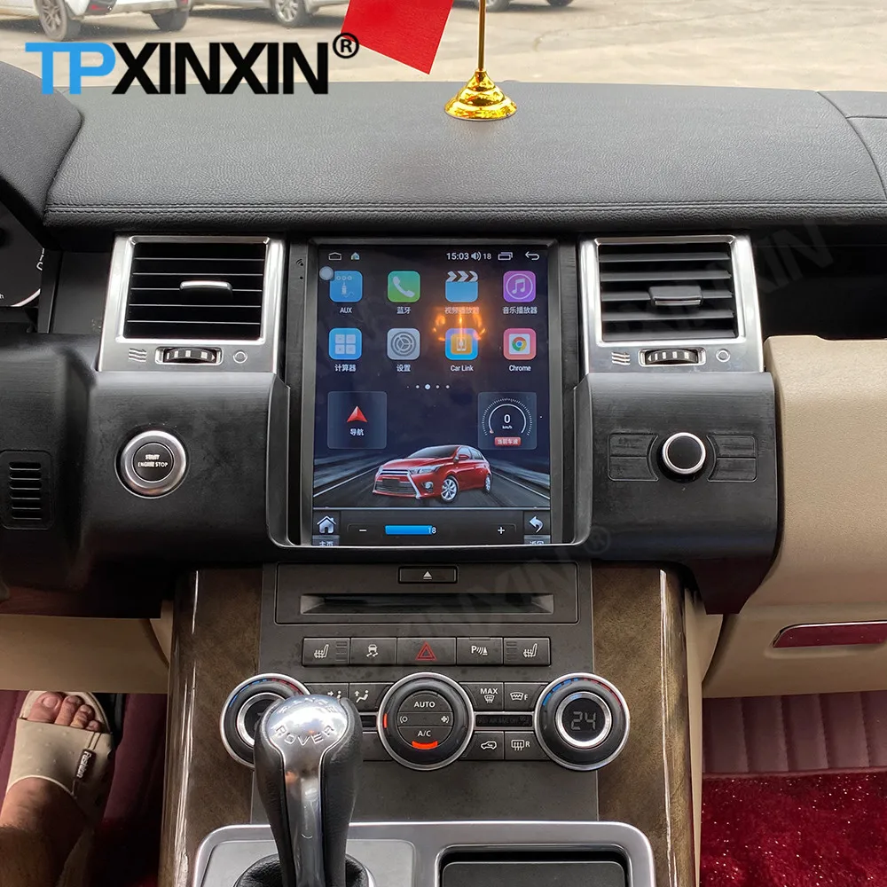 128G Tesla Carplay Car Radio Stereo Receiver Android 10 For Land Rover Range Rover 2010 2011 2012 2013 GPS Navi Player Head Unit