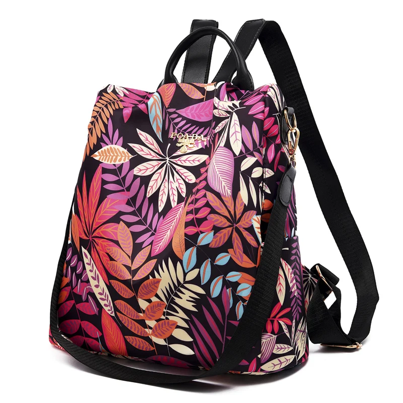 Fashion Anti Theft Women Backpack Durable Fabric Oxford School Bag Pretty Style Girls School Backpack Female Travel Backpack