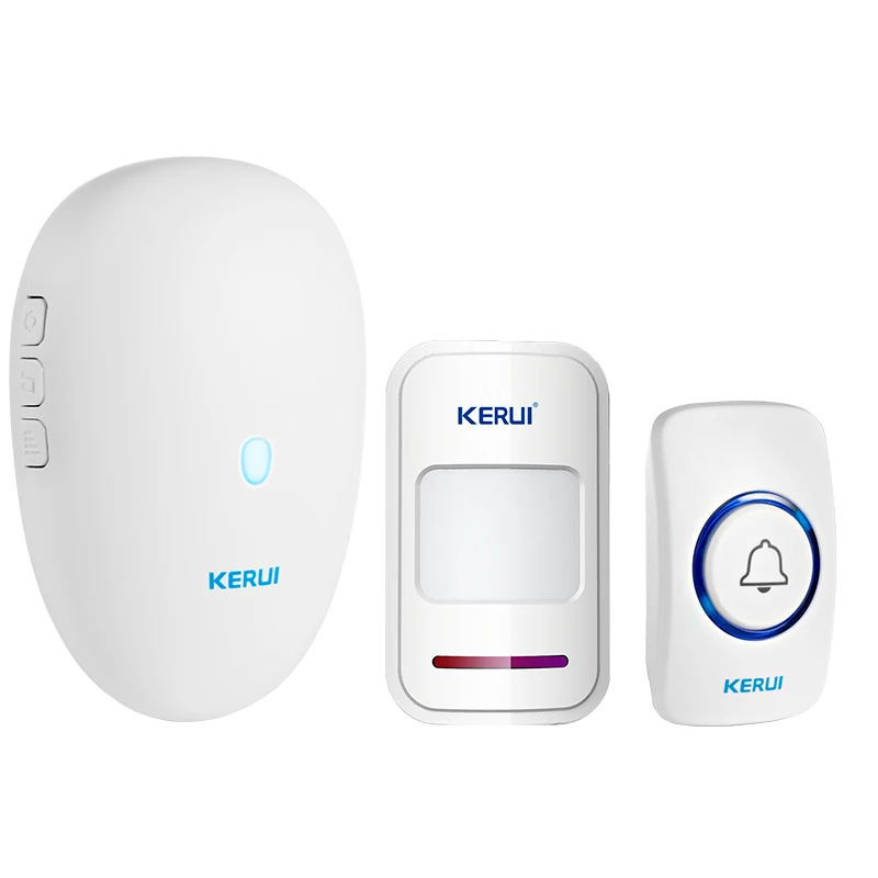 kit 7 KERUI M521 Беспроводной Добро пожаловать дверной звонок домашняя система охранной сигнализации 433 МГц Смарт Ловец снов с 57 песни 4 уровня громкости с EU US UK вилкой - Цвет: kit 7