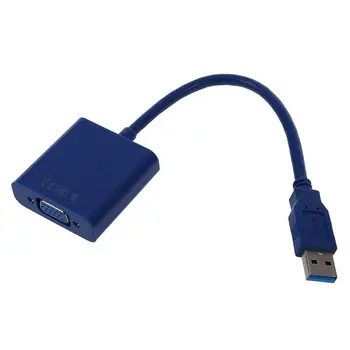 

HOT USB 3.0 to VGA Display External Video Graphic Cable Cord Adapter for Win 7 8