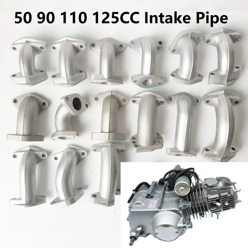Motorcycle Intake Pipe Manifold for Loncin Lifan Zongshen Kayo Sunl Falcon 50cc-150cc