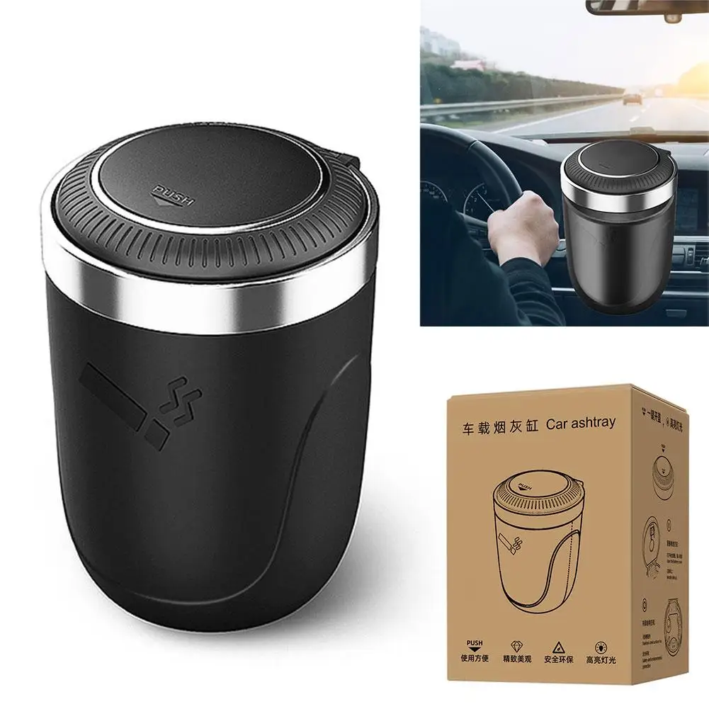 Posacenere Per Auto Portatile Per Camion Led Per Auto Posacenere Per Auto Posacenere Per Auto Blu Led Posacenere Senza Fumo In Gomma Antiscivolo