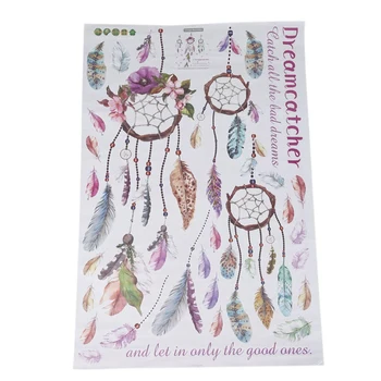 

Dream Catcher Wall Decal Dream catcher Art Feather Vinyl Sticker Bedroom