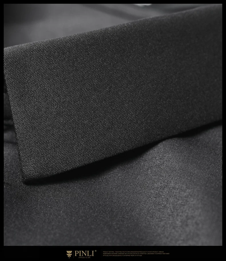 Blusas, спандекс, настоящая распродажа, мужская рубашка Pinli, осень, новая мужская одежда, с принтом, с воротником, с длинным рукавом, блуза B193613209