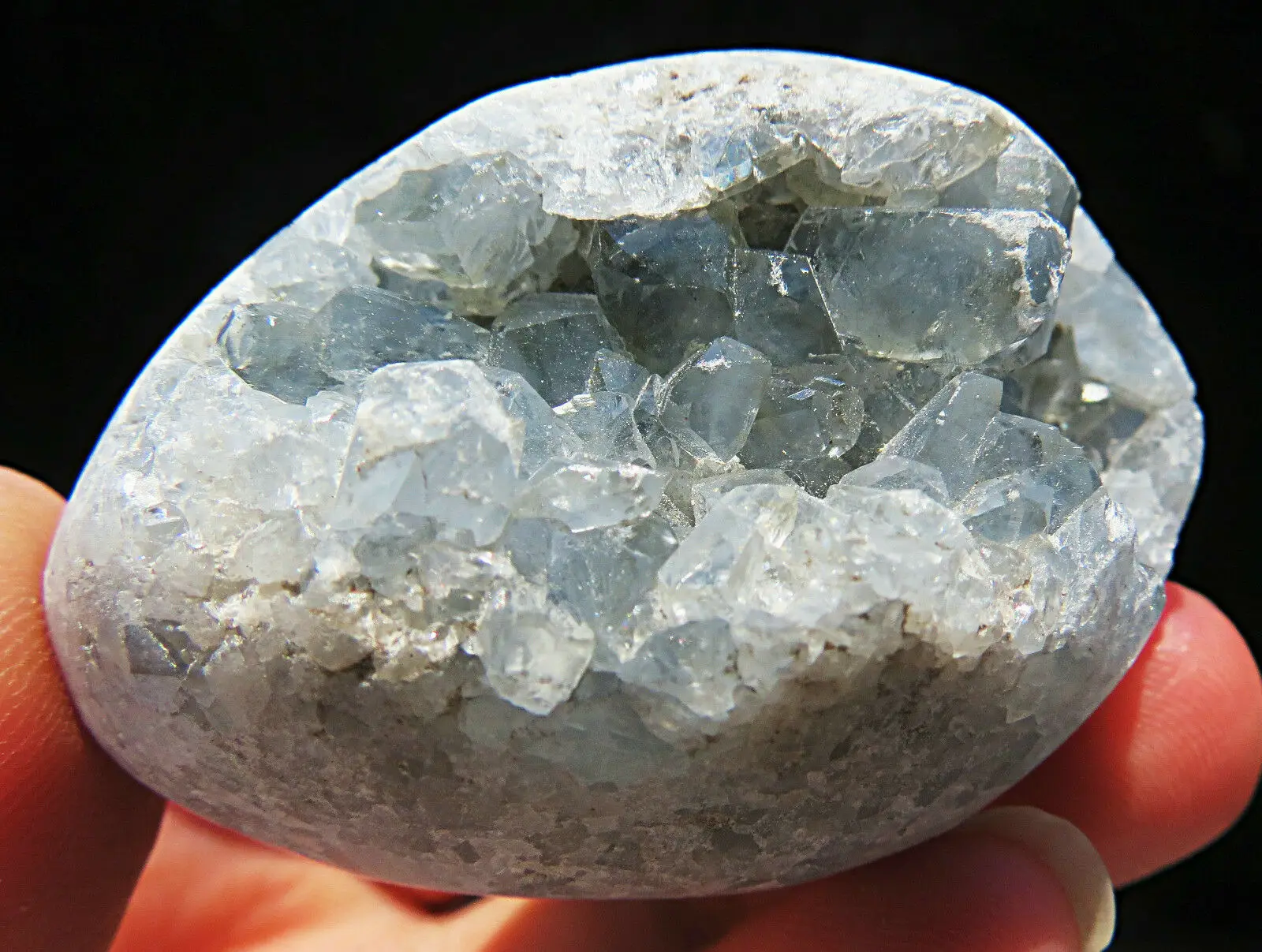 137 г натуральный кварцевый кристалл Celestite необработанный минеральный образец