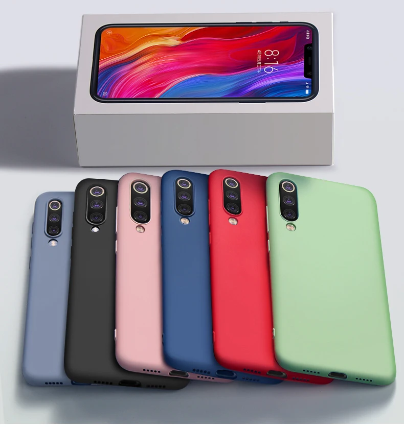 Силиконовый чехол для телефона Xiaomi 9 Pro 9SE Redmi Note 7 8 Pro Роскошный тонкий мягкий чехол s Redmi 7 7A 6 6A K20 Coque задняя крышка