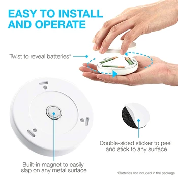 

New Sensor Light, Closet Wall Light, Stick Anywhere with No Tools, Battery Powered LED Night Lights, Perfect for Staircase, Hall