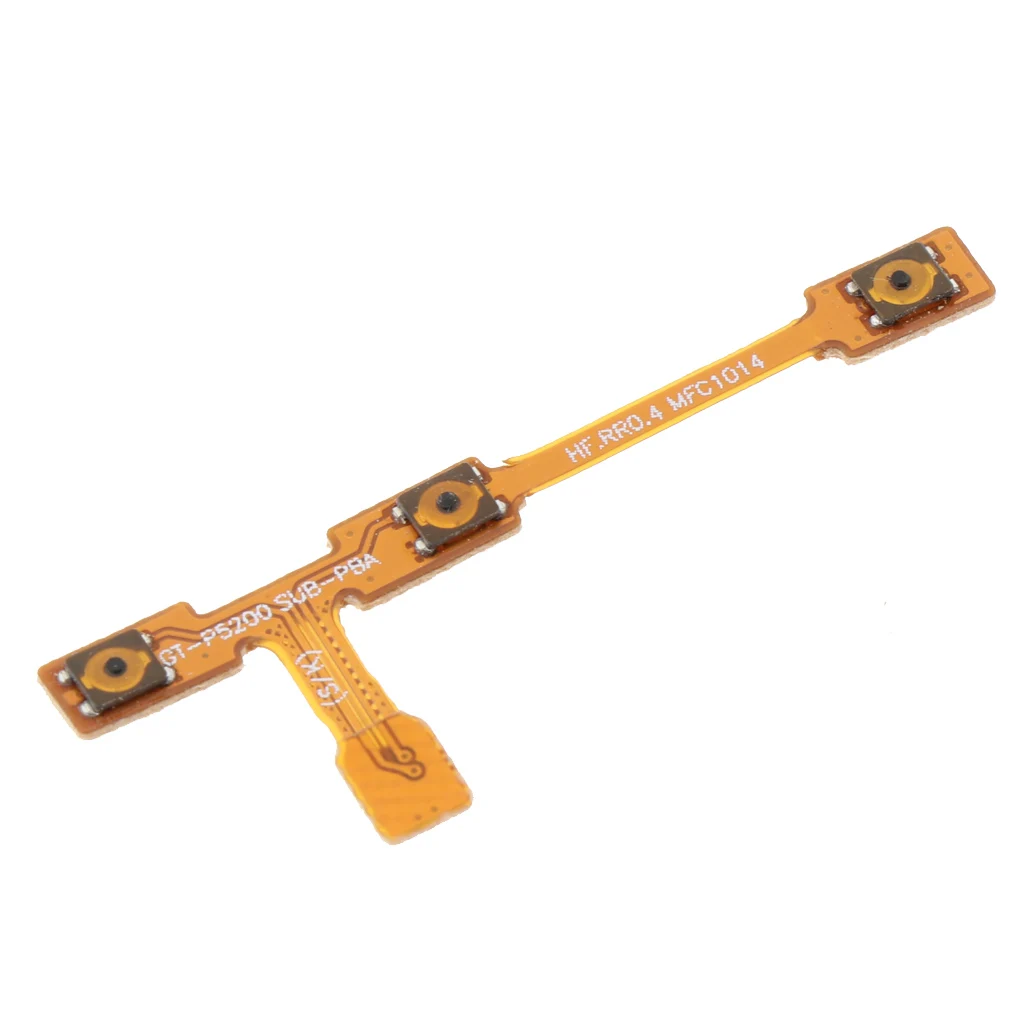 1pc Key Power On/Off and Volume Side Button Flex Cable Unit for Samsung Galaxy Tab 4 T530 T531 Replace Repair Assembly