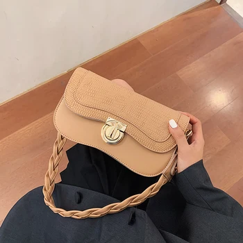 

Small Shoulder Bags For Women 2020 Pu Leather Clutches Ladys Retro Armpit Bag Flap Crossbody Bag Female Flap Messenger Purse