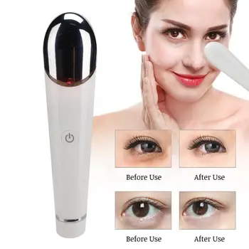

Multifunction Eye Face Vibration Massager Red Blue Light Iontophoresis Eye Beauty Instrument Household Facial Skin Care Tool