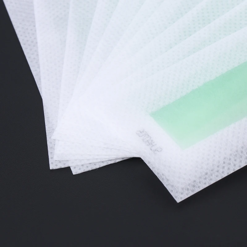 10x Hair Removal Depilatory Epilator Cold Wax Strips Paper Pad For Face Nonwoven-/Jones 5