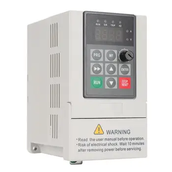 

110V 0.75KW 7A Single Phase Input 3 Phase Output VFD Frequency Inverter Converter Variable Frequency Drive