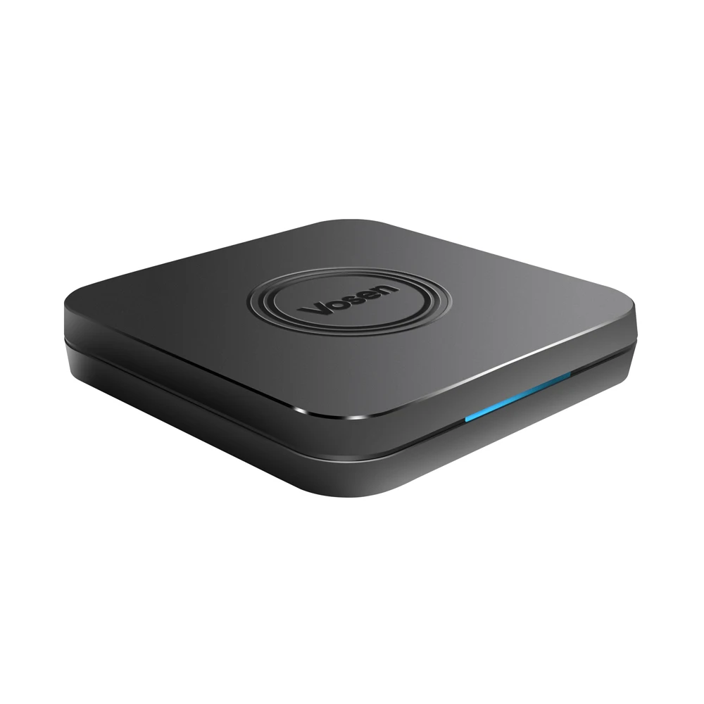 Vosen V1 Smart Android 9,0 tv Box Amlogic S905X2 LPDDR4 2GB EMMC 16GB 2,4G/5G WiFi BT4.0 телефон приложение управление UHD 4K медиаплеер