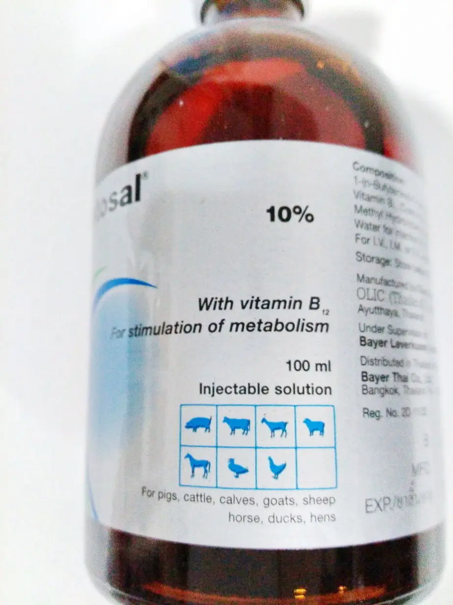 Catosal 10% витамин B12 100 мл для животных Bayer|Принадлежности кормления и поения| |