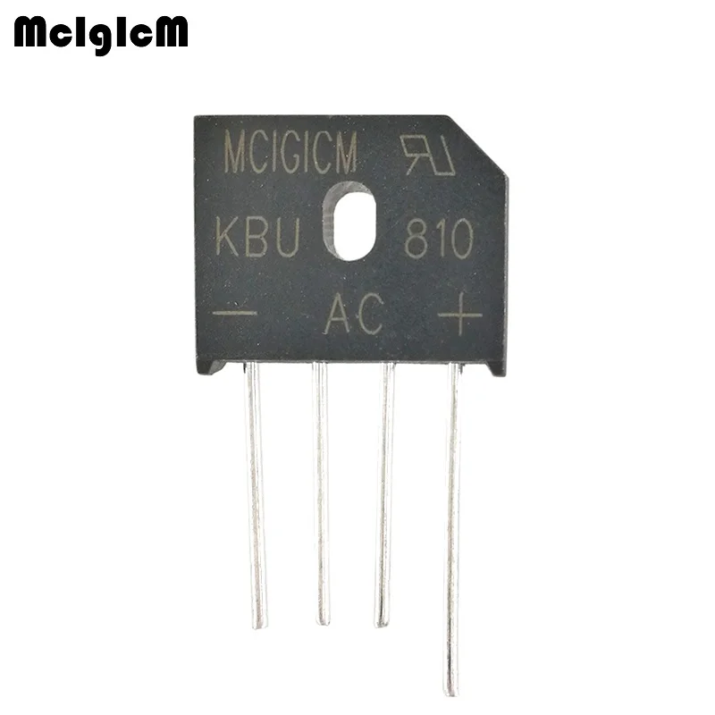 Diode bridge rectifier kbu810 8A 1000V MCIGICM 5PCS