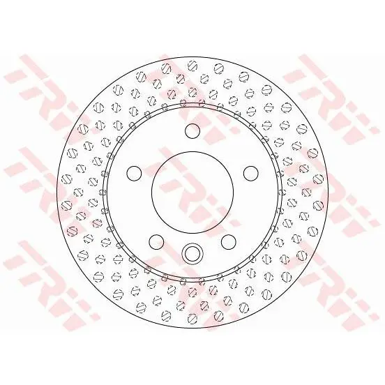 Диск тормозной передний MB Sptinter 308-316/408-416 95-06 TRW DF