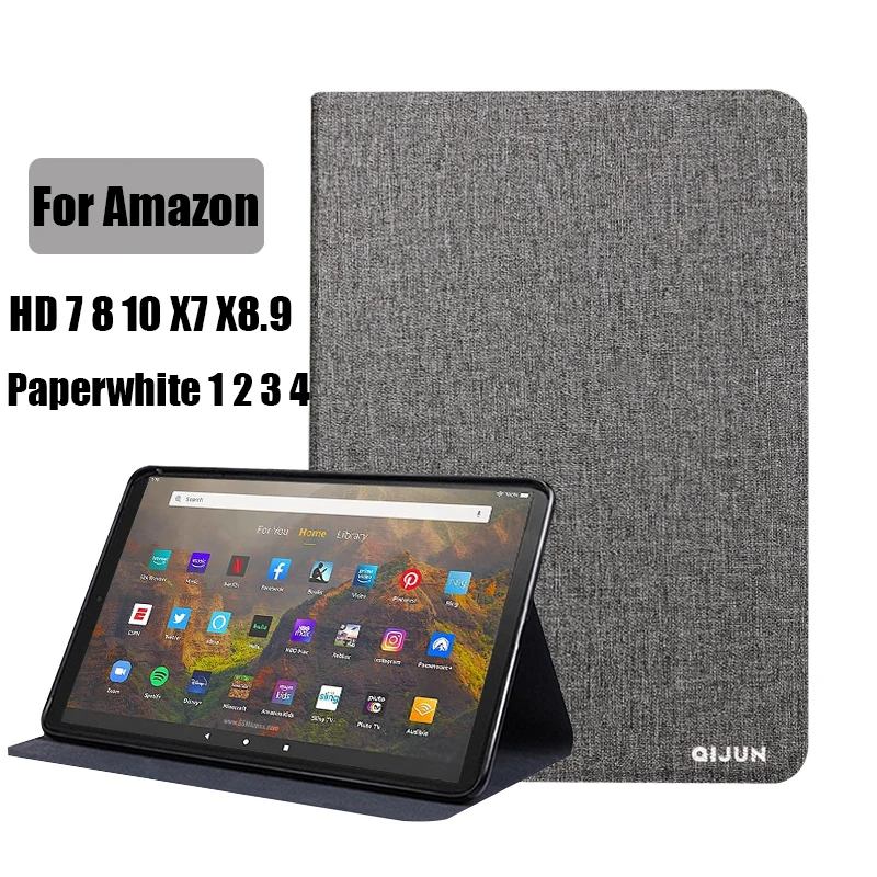 Чехол из ПУ кожи для Amazon Fire HD 10 2021 чехол 8 2020 Kindle 7 2019 планшета PaperWhite 1 2 3 4 |