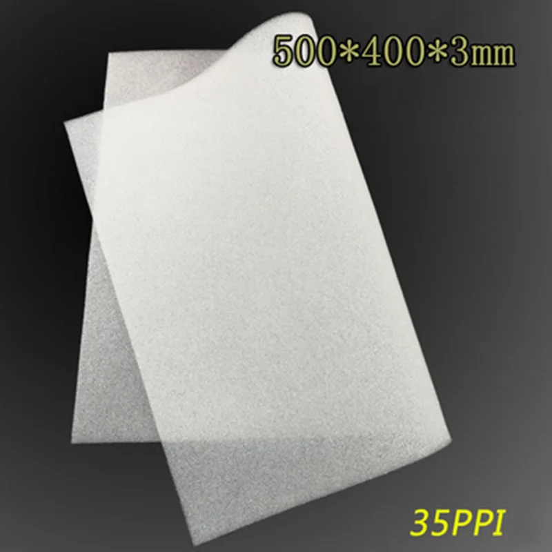 White DIY 400*500*3mm/5mm Computer Mesh sponge PC Case Fan Cooler Dust Filter Case Dustproof Cover Chassis dust cover 35PPI For Chassis Cooling Dust Filter PC Case Dust Filter