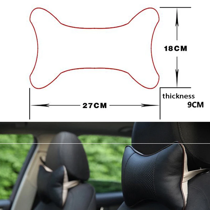 Подушка для автомобильного кресла подголовник наволочки vw polo Jetta Tiguan peugeot 307 206 308