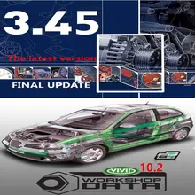Venda quente mais recente versão do automóvel -- dados 3.45 versão vívida oficina v10.2 para o software de reparo europa de banco de dados automotivo