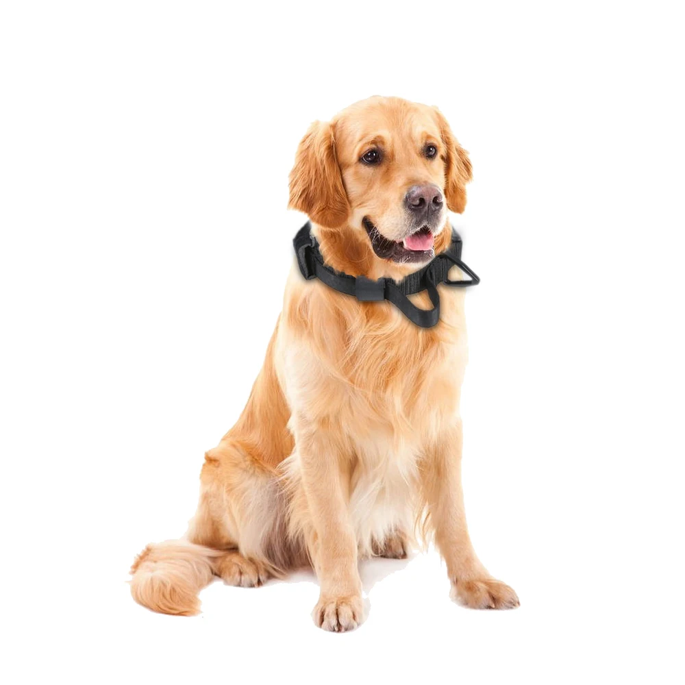 Tactic Hunt Dog Collar Nylon Quick Release Buckle Adjustable Collars with Control Handle for Dog Training Pet Accessories