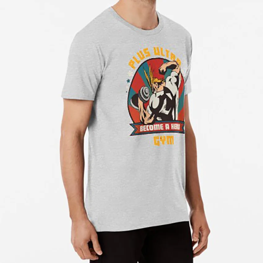 Футболка hero Academy Plus Ultra Gym all might boku no hero Academy bnha mha plus ultra oru maito Аниме Манга отрицательное пространство