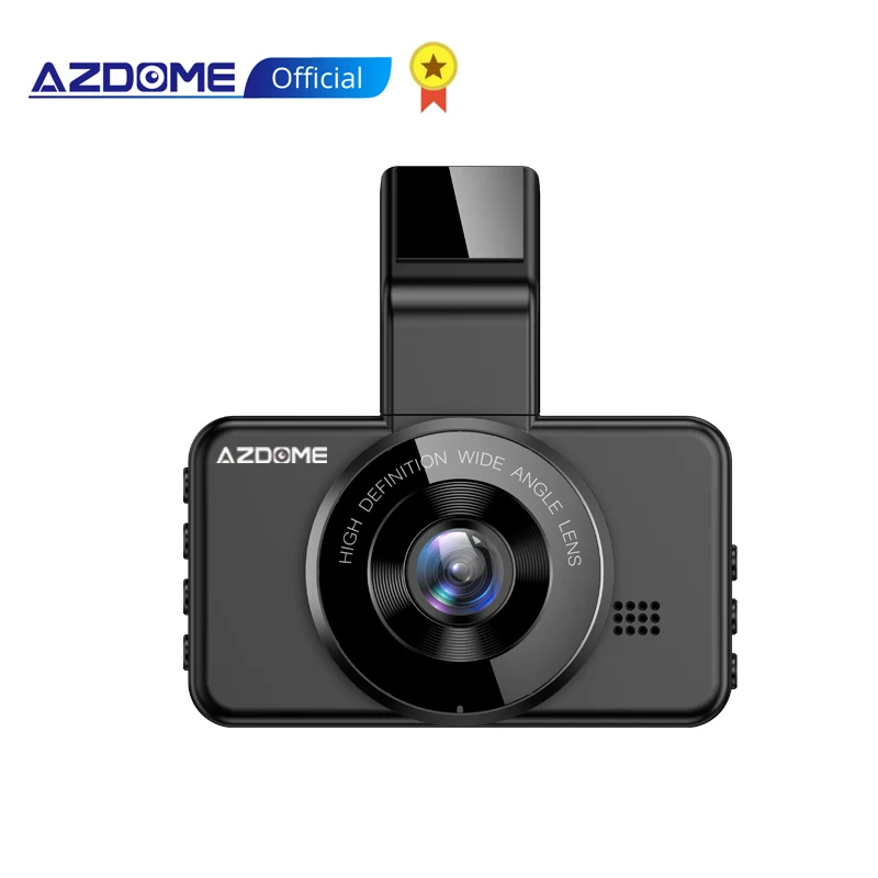 Автомобильный видеорегистратор AZDOME M17 HD 1080P с двумя объективами ADAS WiFi 24H