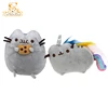 Kawaii Chubby chats mignon dessin animé gros Animal chaton en peluche jouets en peluche oreiller autocollant Cookie arc-en-ciel doux poupées pour enfants cadeaux ► Photo 1/6