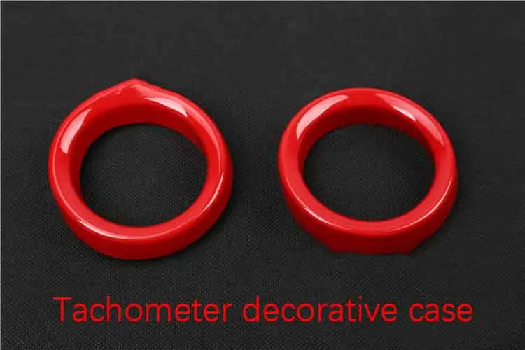 Tachometer -2pcs Красочное украшение, украшение салона автомобиля, литье всего тела, наклейка автомобиля Mercedes smart 09- smart fortwo 451 - Название цвета: Tachometer -2pcs