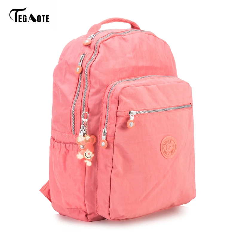 TEGAOTE, женский рюкзак для девочек-подростков, нейлоновые рюкзаки, Mochila Feminina, женский рюкзак для путешествий, школьный рюкзак, Sac A Dos