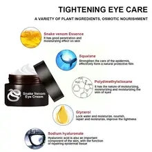 30g Snake Peptide Eye Cream Smooth Fine Lines Lifting Skin Removal Anti Firming Dark Eyes Circle Granule Bags Fat Q5u6
