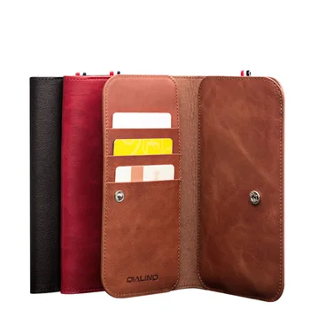 

Case for iPhone11/11 Pro Max Genuine Leather Pouch Bag Wallet with Card Slot Luxury Phone Cover for iPhone XS/XR/MAX 6 7 8/Plus