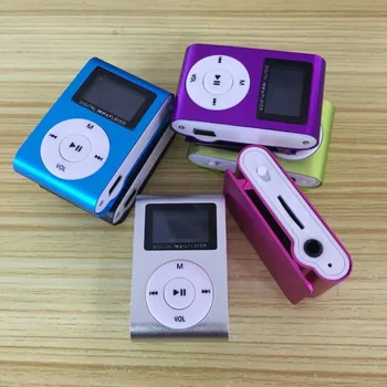 

MP3 Player Support TF Card MP3 Metal Clip MP3 Portable Player