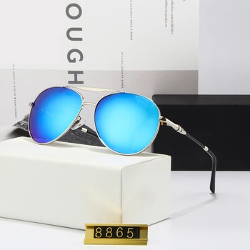 

Polarized Sunglasses Men pilot Sun glasses Retro Sunglasses Sunshade Coating Mirror Men Brand Designer Gafas Oculos