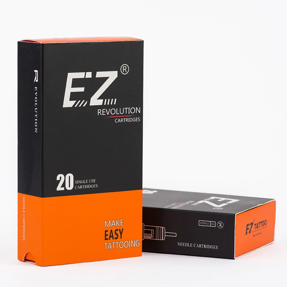 RC1205RS-2 EZ Revolution кассета с иголками для татуировок иглы для татуировок#12(0,35 мм) Средний конус 3,5 мм для картриджей систем