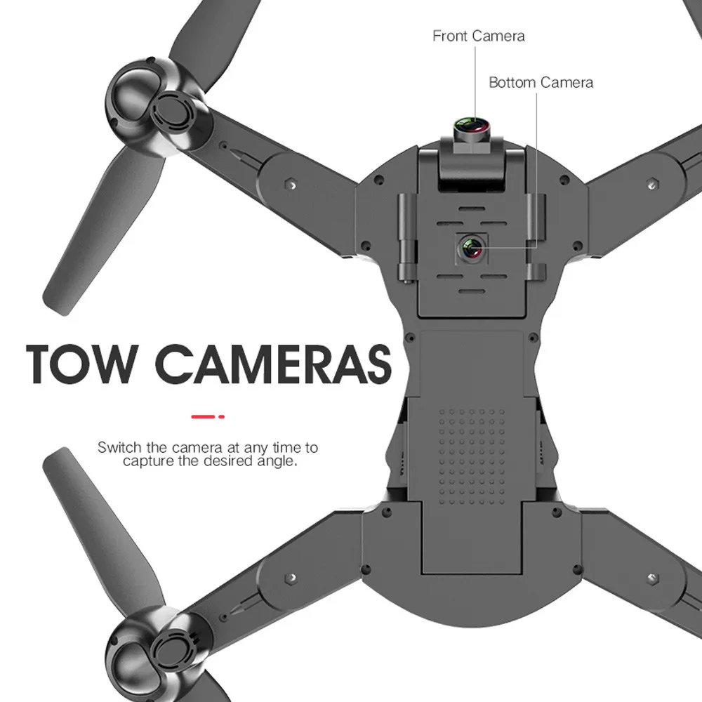 X13S Радиоуправляемый Дрон 1080P с двойной камерой оптический поток HD одноклавишный возвратный Квадрокоптер Дрон 1080P с двойной камерой# G20