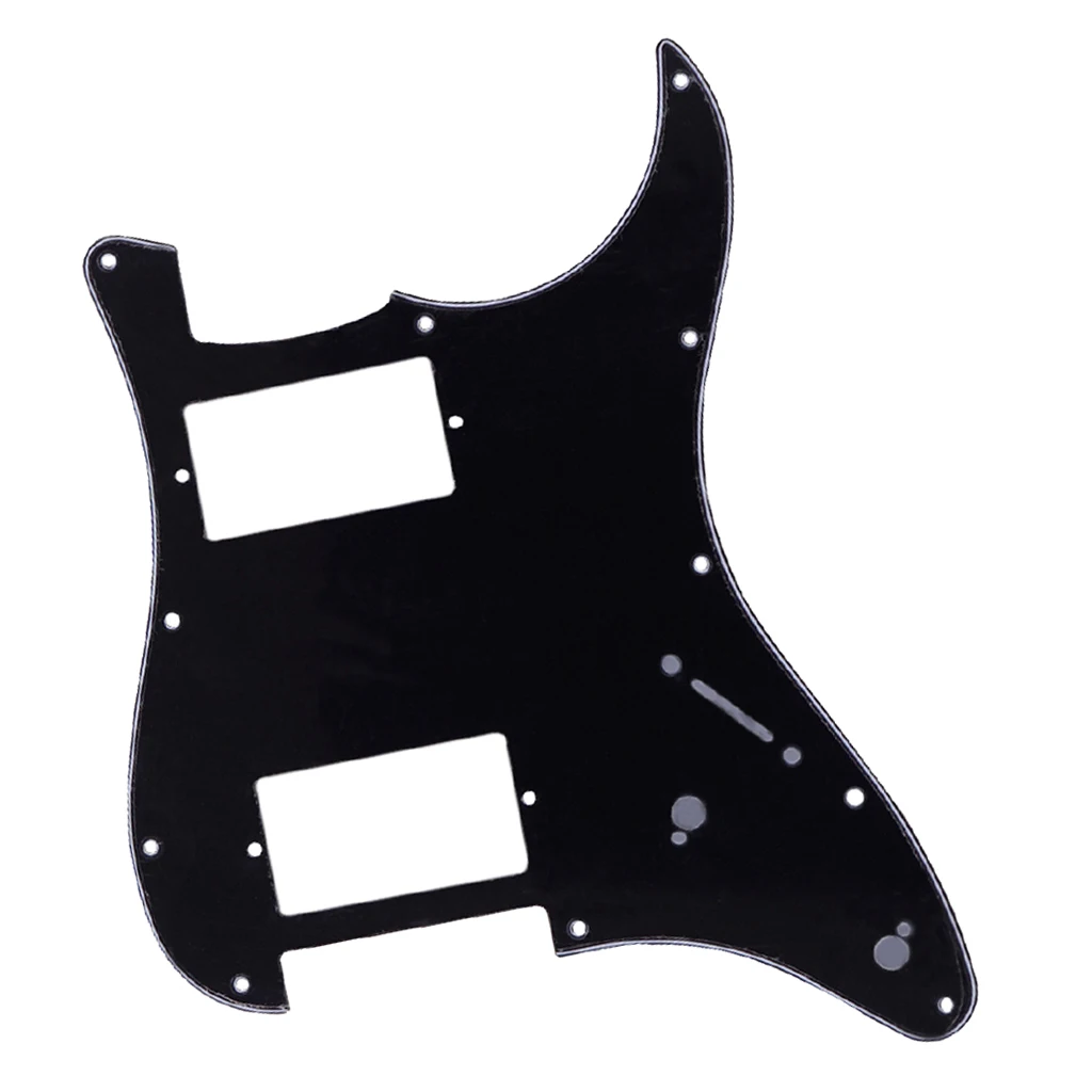 Pickguard Guitar Pickguard Humbucking Pickup For ST / SQ / SS Guitar, Black