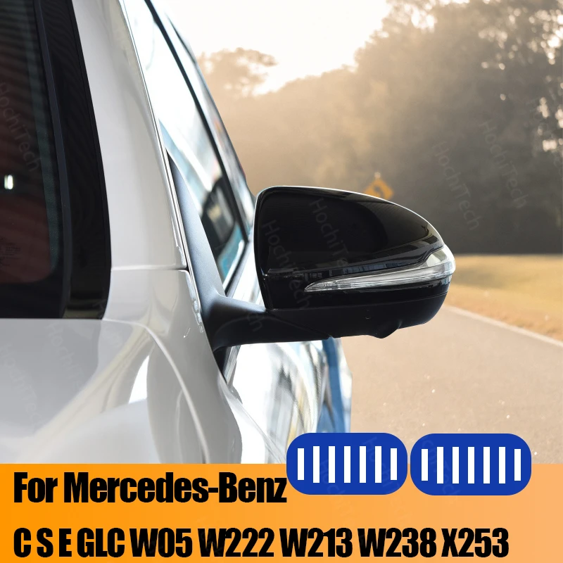 

Крышки для зеркал заднего вида для Mercedes Benz C GLC S E Class W205 X253 W222 W213 W238, 2 шт.