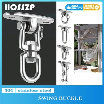 

304Stainless Steel Rotatable Yoga Swing Chair Suspension Bracket Hammock Mount Ceiling Hook Anchor For Gym Training Sandbag Hook