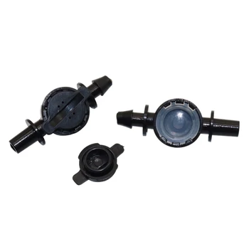 

100 PCs Anti-Drip Valve of Micro-Rotary Nozzle Sprinklers Stop Valve 1/4 Inch Water Hose Connector for Garden Irrigation
