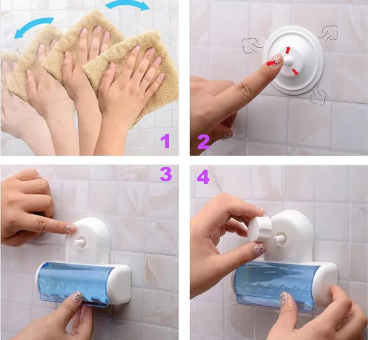 Поддержка para cepillo де dientes montado en la pared con 5, головных уборов, поддержка para cepillo де dientes de bano