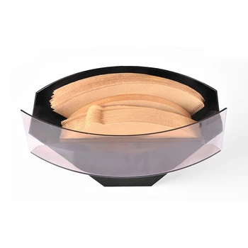 

Large Coffee Filter Paper Holder with Acrylic Cover-Coffee Filter Dispenser Rack Shelf Storage, Barista Coffee Tools